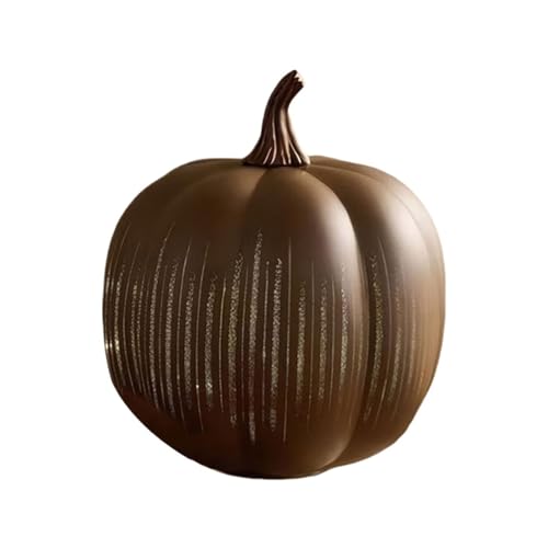 GLSZNQO Kürbisse Halloween Kürbis Lampe Fee Urlaub Dekorationen LED mit Timer Ornamente(Dark Brown L) von GLSZNQO