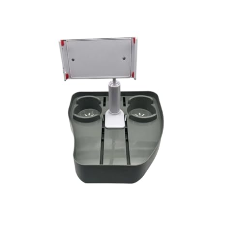 Pool-Telefonablagehalter, rutschfest, Whirlpool-Getränkeablage, rutschfester Getränkehalter for Spa, Schwimmen, Pool, Strand, Balkon, Badezimmer, Whirlpool(Gray) von GLSZNQO