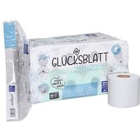 GLÜCKSBLATT Toilettenpapier klassisch weiß 3-lagig, 16 Rollen von GLÜCKSBLATT