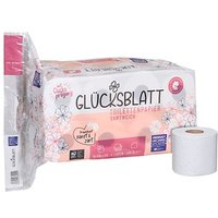 GLÜCKSBLATT Toilettenpapier samtweich 4-lagig, 16 Rollen von GLÜCKSBLATT