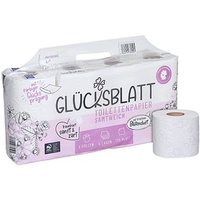 GLÜCKSBLATT Toilettenpapier samtweich 4-lagig, 8 Rollen von GLÜCKSBLATT