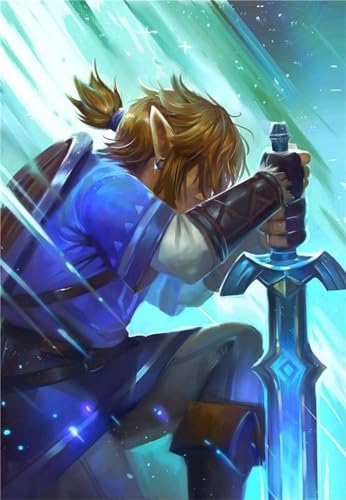 GLXPOG Anime-Link Diamond Painting Erwachsene, 5D Diamant Painting Bilder Erwachsene, DIY Diamanten Malerei Stickerei Set Kreuzstich Handgemachte Geschenke Home Wand Dekor 30x40cm GLXPOG Anime-Link Diamond Painting Erwachsene, 5D Diamant Painting Bilder Erwachsene, DIY Diamanten Malerei Stickerei Set Kreuzstich Handgemachte Geschenke Home Wand Dekor 30x40cm von GLXPOG
