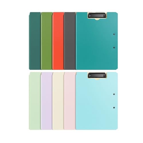 GLigeT Aktenordner 10 Stück Faltbare Abdeckung Klemmbrett Ordner stabil Doppel-Clip Ordner Vertrag Datei Organizer Binder Bürobedarf Ringhefter GLigeT Aktenordner 10 Stück Faltbare Abdeckung Klemmbrett Ordner stabil Doppel-Clip Ordner Vertrag Datei Organizer Binder Bürobedarf Ringhefter von GLigeT