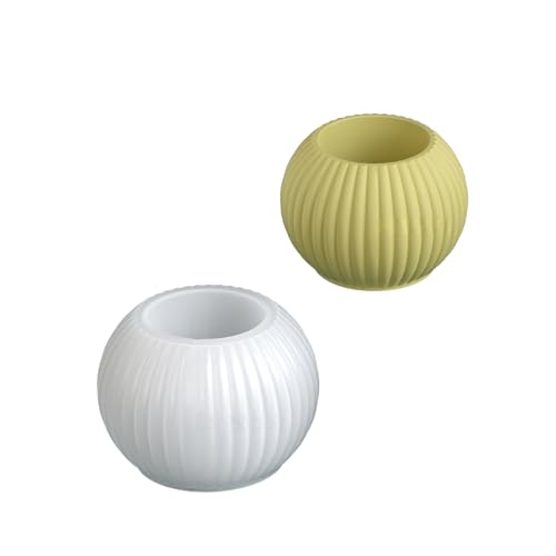 (2-Teiliger) Silikonform Set Für Blumenpot Candlesticks Hare Und Seifen Heimdekoration (120 Chars) von GMBYLBY