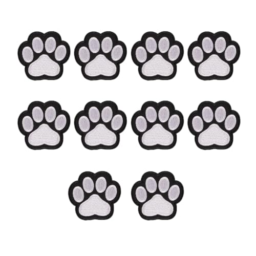 10/50 Stück Tierpfoten, bestickte Flicken zum Aufbügeln, kleine Reparatur, Hund, Nähen für 10/50 Stück Tierpfoten, bestickte Flicken zum Aufbügeln, kleine Reparatur, Hund, Nähen für von GMBYLBY