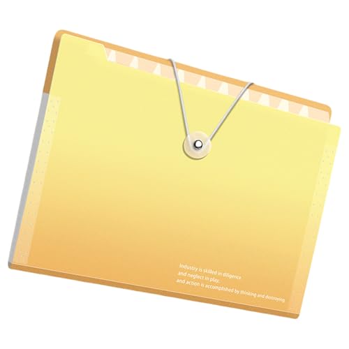 12 Fächer, erweiterbarer Ordner, Briefgröße, Dokumenten-Organizer, wasserabweisend, erweiterbarer Datei-Organizer mit Gummibandverschluss, professionelle Dokumentenverwaltungsmappe von GMBYLBY