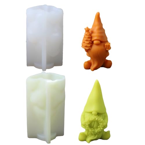 2 PCs Santa Duft Kerzenformen 3D von GMBYLBY