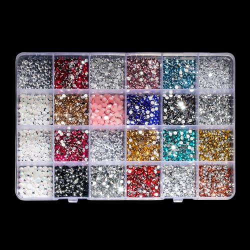 24-Grid Nagel Art Charms Nagel Zauber Für Multi Shape Edelsteine Art Dekoration Maniküre Accessoires Dekorationen Cartoon Tierkreuz Perlen Edelsteine von GMBYLBY