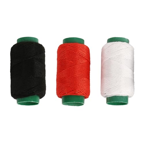 3/6 Spulen Handnähgarn, Polyester-Stickerei für Handnähen, Nähmaschinen, Handarbeiten, Polyesterfadenspulen von GMBYLBY