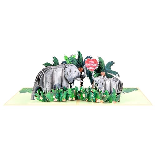 3D Elefant Popup Karte Popup Karten Handgemachte Grußkarten Muttertagskarten Popup Glückwunschkarte Geburtstagskarte 3D Elefant Popup Karte Popup Karten Handgemachte Grußkarten Muttertagskarten Popup Glückwunschkarte Geburtstagskarte von GMBYLBY
