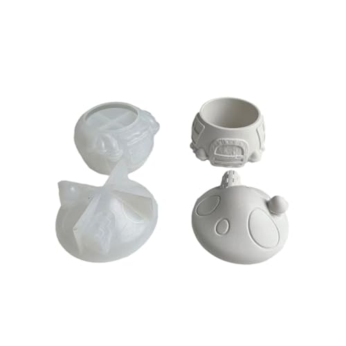3D-Silikonformen in Pilzhausform, Epoxidharz, Silikonformen für Behälter, Schmuck, Aufbewahrungsglas 3D-Silikonformen in Pilzhausform, Epoxidharz, Silikonformen für Behälter, Schmuck, Aufbewahrungsglas von GMBYLBY