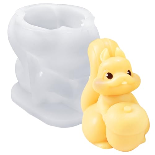 3d Eichhörnchen Kerzenform Tierische Silikonform Duft Kerzenform Backformen Für Schokoladen Fondant Dekorationen 3d Eichhörnchen Kerzenform Tierische Silikonform Duft Kerzenform Backformen Für Schokoladen Fondant Dekorationen von GMBYLBY