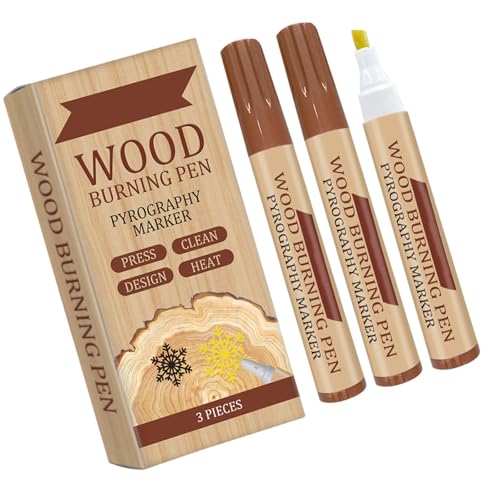 3vieces Pyrography Marker Bequemer Griffgriff Holz Brennstift Für Holzmalerei Ersetzen Sie Holzverbrennungswerkzeug von GMBYLBY