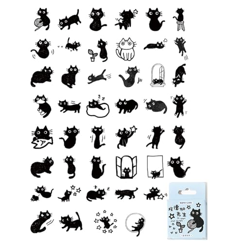 45x/Box Cats Theme Theme Aufkleber Wasserflasche Aufkleber Dekorative Aufkleber Animalaufkleber Für Skateboards Scrapbooking 45x/Box Cats Theme Theme Aufkleber Wasserflasche Aufkleber Dekorative Aufkleber Animalaufkleber Für Skateboards Scrapbooking von GMBYLBY