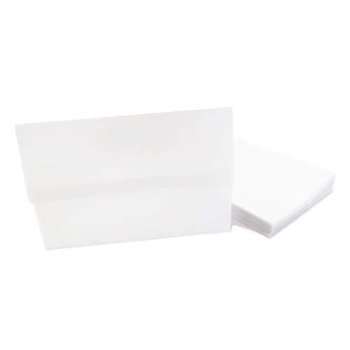 50 Stück elegante transparente Pergamenthüllen für Hochzeitseinladungen, Pergamentumschläge für eine anspruchsvolle Note von GMBYLBY