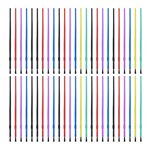 50-teiliges kleines Pinsel-Set, Nylon-Haarmalerei, Kunstzubehör für Aquarell, Gouache, Acryl, kleine Nylonhaare, Aquarellmalerei von GMBYLBY