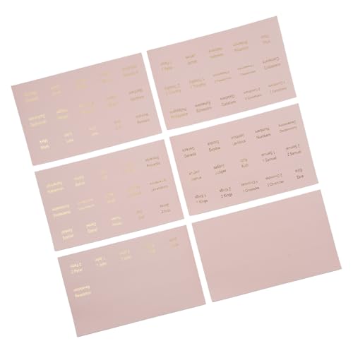 6 Blätter Bibelindizes Tabs Bibelbezeichnungen Laminierte Bibel Tabs Dekorative Bibel Tabs Bibel Journaling Supplies 6 Blätter Bibelindizes Tabs Bibelbezeichnungen Laminierte Bibel Tabs Dekorative Bibel Tabs Bibel Journaling Supplies von GMBYLBY