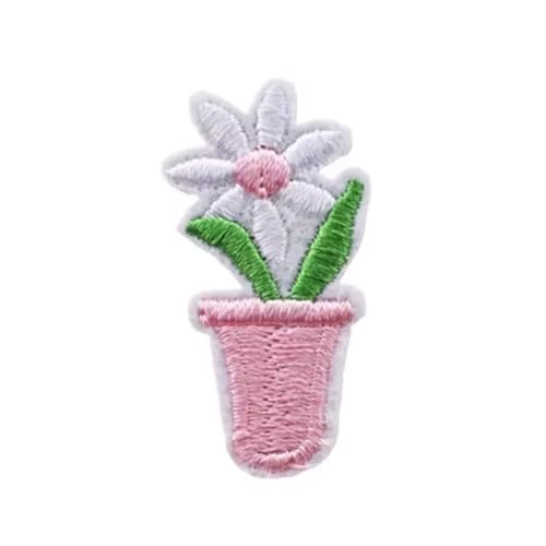 Bestickte Flicken zum Aufbügeln mit Blumen, Reparatur, Nähen für Mützen von GMBYLBY