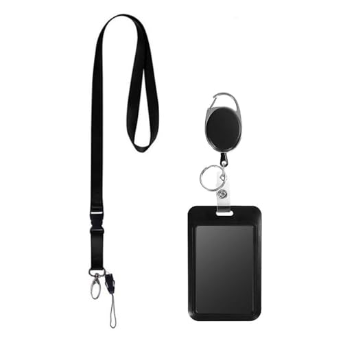 Einziehbarer Lanyard Mit Kartenhalter Wasserfester Identitätskartenausweishalter Mit Lanyard Einsenksamer Abzeichenrollenclip von GMBYLBY
