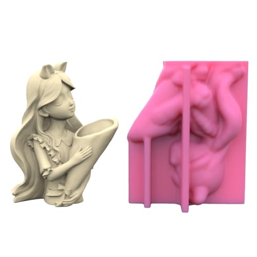 Einzigartige Blumentopfform Mädchen Halten Blumen Vase Silikonform Sukkulente Blumentopf Pflanzer Harz Home Decor Mädchen Halten Blumen Vase Harzformen Wiederverwendbar Einzigartige Blumentopfform Mädchen Halten Blumen Vase Silikonform Sukkulente Blumentopf Pflanzer Harz Home Decor Mädchen Halten Blumen Vase Harzformen Wiederverwendbar von GMBYLBY