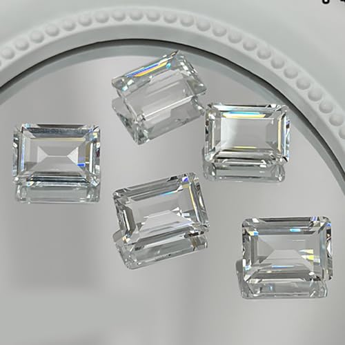 Elegante Strasssteine, Kunstkristalle, spitze Unterseite, Dekoration, Kristall-Nägel, Anhänger, transparente Steine, 5 Stück Elegante Strasssteine, Kunstkristalle, spitze Unterseite, Dekoration, Kristall-Nägel, Anhänger, transparente Steine, 5 Stück von GMBYLBY