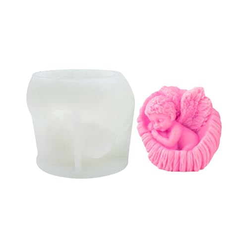 Engelsbaby Kerzenform Silikonmaterial Guss Set Für Seife Schokoladenurlaubshandwerk Projekte Engelsform Silikon von GMBYLBY
