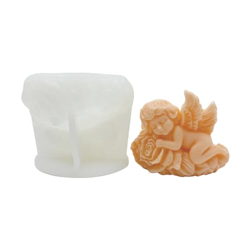 Engelsbaby Kerzenform Silikonmaterial Guss Set Für Seife Schokoladenurlaubshandwerk Projekte Engelsform Silikon von GMBYLBY