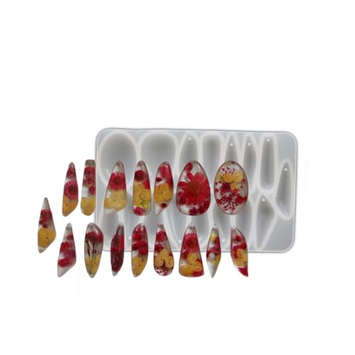 Epoxidharz-Silikon-Anhängerform, hochtemperaturbeständig, Schmuck, tropfenförmig, Zubehör, Basteln, Silikon-Schmuck für Harz Epoxidharz-Silikon-Anhängerform, hochtemperaturbeständig, Schmuck, tropfenförmig, Zubehör, Basteln, Silikon-Schmuck für Harz von GMBYLBY