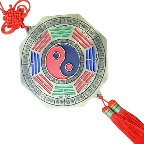 Fengshui Ancient FOO Dog Beißende Schwerter Und Bagua Spiegelte Quasten Ornament Für Positive Energieattraktion Autodekoration Fengshui Ancient FOO Dog Beißende Schwerter Und Bagua Spiegelte Quasten Ornament Für Positive Energieattraktion Autodekoration von GMBYLBY