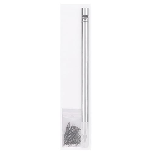 GMBYLBY 1 Stück Metall Tinte Ohne Tinte Ohne Löschbare Bleistift Bleistift Metallic Aluminium Zum Schreiben Von Zeichnen Des Zuhauses Ewig von GMBYLBY