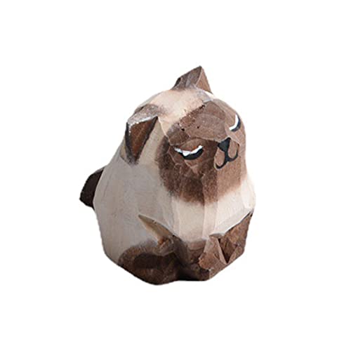 GMBYLBY 1pc Handgefertigte Niedliche Katzenstatuen Puppenauto Figuren Holzkatze Ornament Desktop Dekoration Kunsthandwerk Für Kinder Mädchen GMBYLBY 1pc Handgefertigte Niedliche Katzenstatuen Puppenauto Figuren Holzkatze Ornament Desktop Dekoration Kunsthandwerk Für Kinder Mädchen von GMBYLBY