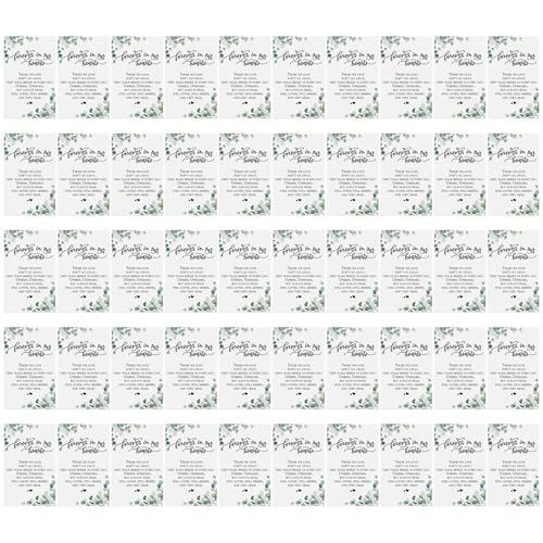 GMBYLBY 50pcs Pflanzenblatt Trauerkarten Trostkarte Zum Ausdruck Von Beileid Und Gebeten Während Des Trauer von GMBYLBY