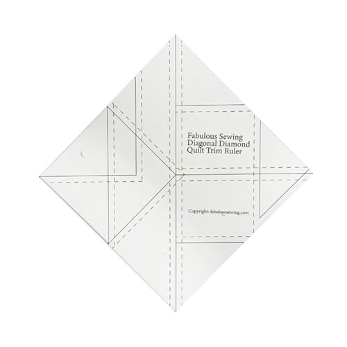GMBYLBY Acryl Patchwork Lineal Multifunktionales Nählehrer Schnitt Lineal Quilt Lineal Nähen Für Handwerksliebhaber von GMBYLBY