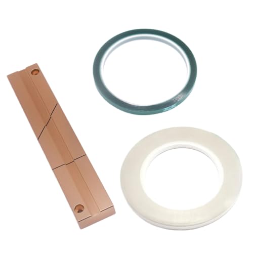 GMBYLBY Aluminium-Klebeband-Spleißblock, 0,64 cm, 25,4 cm, für Revoxsonido 25,4 cm offene Spule zu Bändern von GMBYLBY