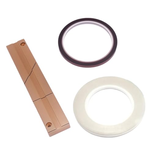 GMBYLBY Aluminium-Klebeband-Spleißblock, 0,64 cm, 25,4 cm, für Revoxsonido 25,4 cm offene Spule zu Bändern von GMBYLBY
