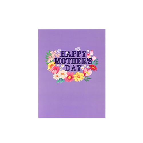 GMBYLBY Beeindruckende 3D Popup Blumen Grußkarte Klappbare Einladungskarte Mit Umschlag Handgefertigtes Muttertagsgeschenkekarte von GMBYLBY