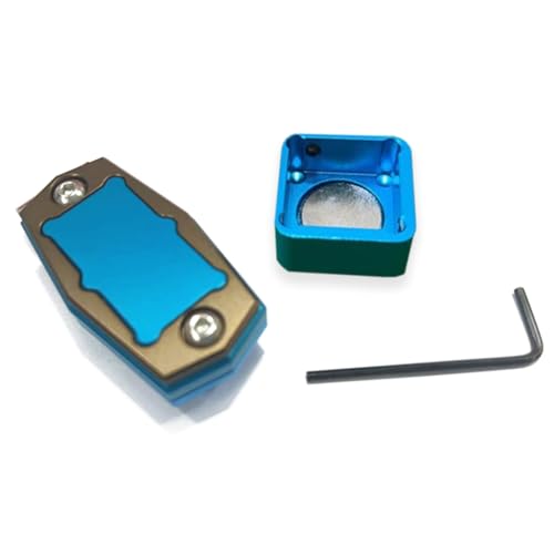 GMBYLBY Billard-Kreidebox mit Gürtelclip, Poolhalter, Snooker, Sport von GMBYLBY