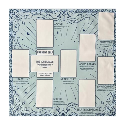 GMBYLBY Divinations Tischdecke Lesekarte Astrologys Tarotkarten Tischdecke Altars Stoff Göttlichkeit Brettspielzubehör GMBYLBY Divinations Tischdecke Lesekarte Astrologys Tarotkarten Tischdecke Altars Stoff Göttlichkeit Brettspielzubehör von GMBYLBY