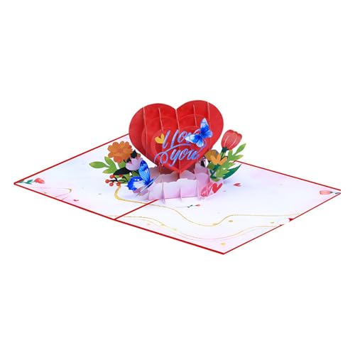 GMBYLBY Einzigartige Glückwunschkarten 3D Grußkarte Mit Herz Und Schmetterling Überraschung Um Lieben Besonderen Auszudrücken GMBYLBY Einzigartige Glückwunschkarten 3D Grußkarte Mit Herz Und Schmetterling Überraschung Um Lieben Besonderen Auszudrücken von GMBYLBY