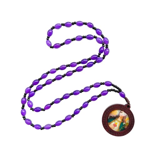 GMBYLBY Elegante Handgefertigte Glasperle Rosenkranz Halskette Für Christliche Komfortable Religiöse Accessoire Girl Geschenk GMBYLBY Elegante Handgefertigte Glasperle Rosenkranz Halskette Für Christliche Komfortable Religiöse Accessoire Girl Geschenk von GMBYLBY