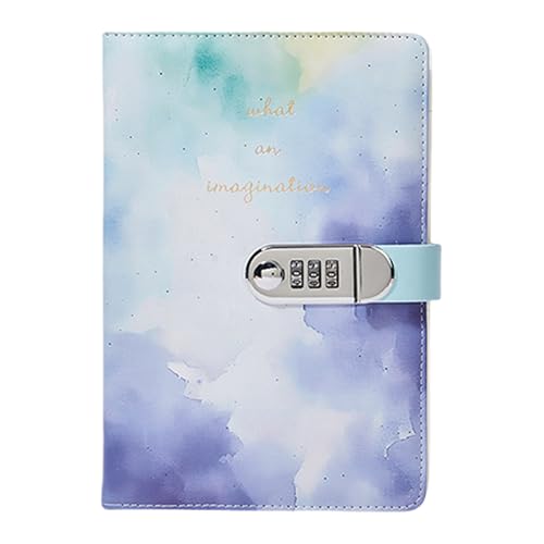 GMBYLBY Leder-Tagebuch, Hardcover, Notizbuch, Planer mit Kombination für tägliche Tagebuch, Passwort, Tagebuch, Schreiben, Notizblöcke, Leder, gesperrtes Tagebuch für Kinder GMBYLBY Leder-Tagebuch, Hardcover, Notizbuch, Planer mit Kombination für tägliche Tagebuch, Passwort, Tagebuch, Schreiben, Notizblöcke, Leder, gesperrtes Tagebuch für Kinder von GMBYLBY