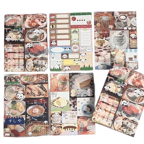 GMBYLBY Notizblock mit Panda-Motiv, schlichtes Sammelalbum, Notizblöcke, Retro-Papierblock, Schreibblock, schöner Notizblock für die Schule, 50 Blatt GMBYLBY Notizblock mit Panda-Motiv, schlichtes Sammelalbum, Notizblöcke, Retro-Papierblock, Schreibblock, schöner Notizblock für die Schule, 50 Blatt von GMBYLBY