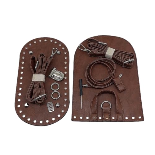 GMBYLBY PU-Leder-Taschenboden mit verstellbarem Riemen, Häkelbedarf-Set für Rucksack-Geldbörsen-Projekte GMBYLBY PU-Leder-Taschenboden mit verstellbarem Riemen, Häkelbedarf-Set für Rucksack-Geldbörsen-Projekte von GMBYLBY