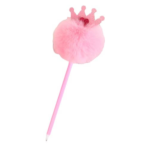 GMBYLBY Pelz-Kugelschreiber, 0,7 mm Spitze, für Damen, Studenten, Erwachsene, Schreiben, Notizen, Tagebuch, Büro, Schulbedarf, Kinder von GMBYLBY
