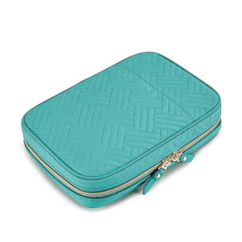 GMBYLBY Tragbare Schmuckschatulle mit transparenten Taschen für Reisen und den täglichen Gebrauch, Buchbinder von GMBYLBY
