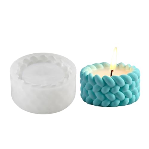 Gewebte Seil Silikonformen Für Epoxidharz Succulents Pflanzer Silikone Kerzenhalter Formen Für Teelichthalter von GMBYLBY