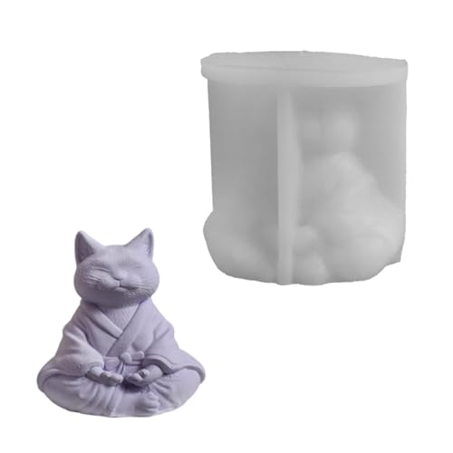 Katzen Tierstatue Silikonkerzenformen Für Handgefertigte Kerzenseife Schokoladenkuchen Back Epoxidharz Silikonformen Katzen Tierstatue Silikonkerzenformen Für Handgefertigte Kerzenseife Schokoladenkuchen Back Epoxidharz Silikonformen von GMBYLBY