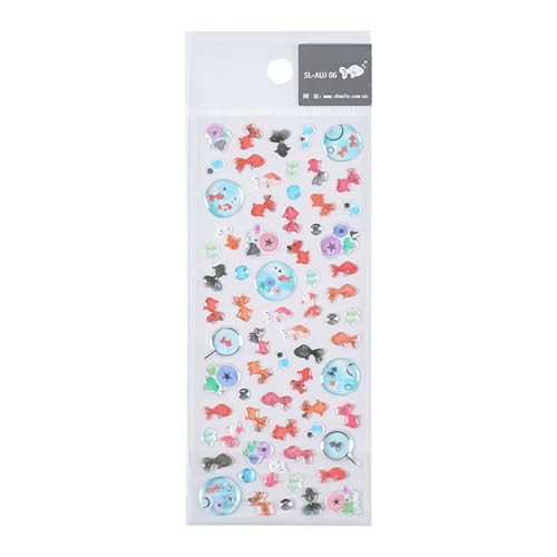 Kleber Aufkleber Fisch Aufkleber Handy Hülle Aufkleber Laptop Aufkleber Asthetic Decal Scrapbooking Sticker Gitarrenabziehal von GMBYLBY
