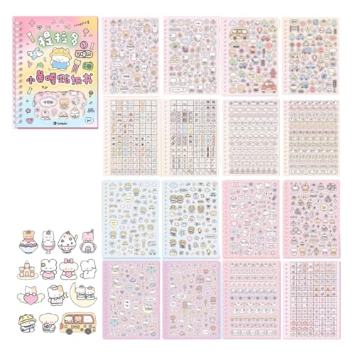 Lovely Sticker Cartoon Scrapbook Book Dekorative Selbstklebend für Fotokarten Journal von GMBYLBY