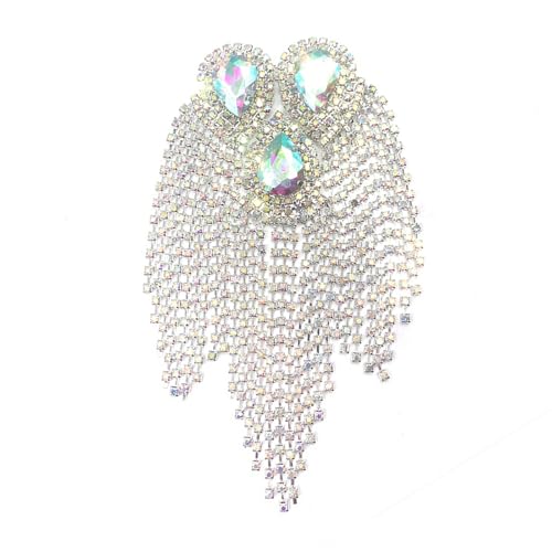 Metall-Quasten, Schulterklappe, Vintage-Kette, Nähapplikation, handgefertigte Schulterapplikation, Epaulett, Kleidung, Dekorationen Metall-Quasten, Schulterklappe, Vintage-Kette, Nähapplikation, handgefertigte Schulterapplikation, Epaulett, Kleidung, Dekorationen von GMBYLBY